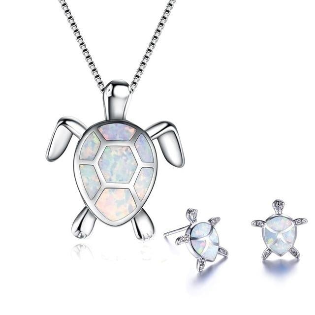 OpalWave™ | Turtle Jewellery Set