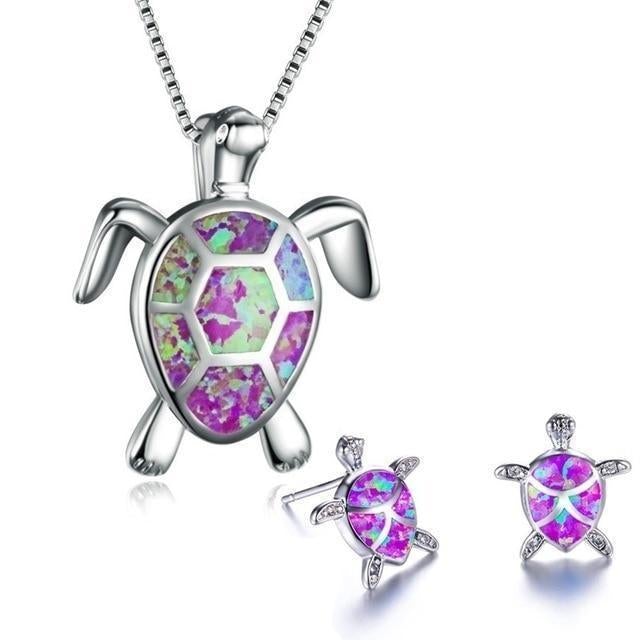 OpalWave™ | Turtle Jewellery Set