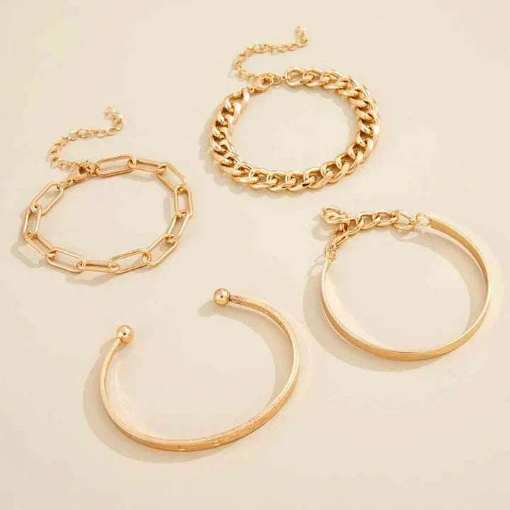 Elan™ | 18K Gold Bracelet Set