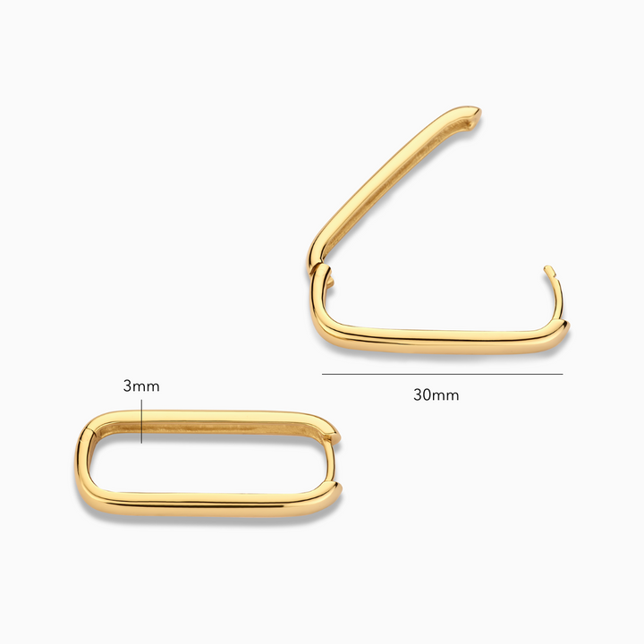 Icona™ | 18K Gold Large Hoop Earrings