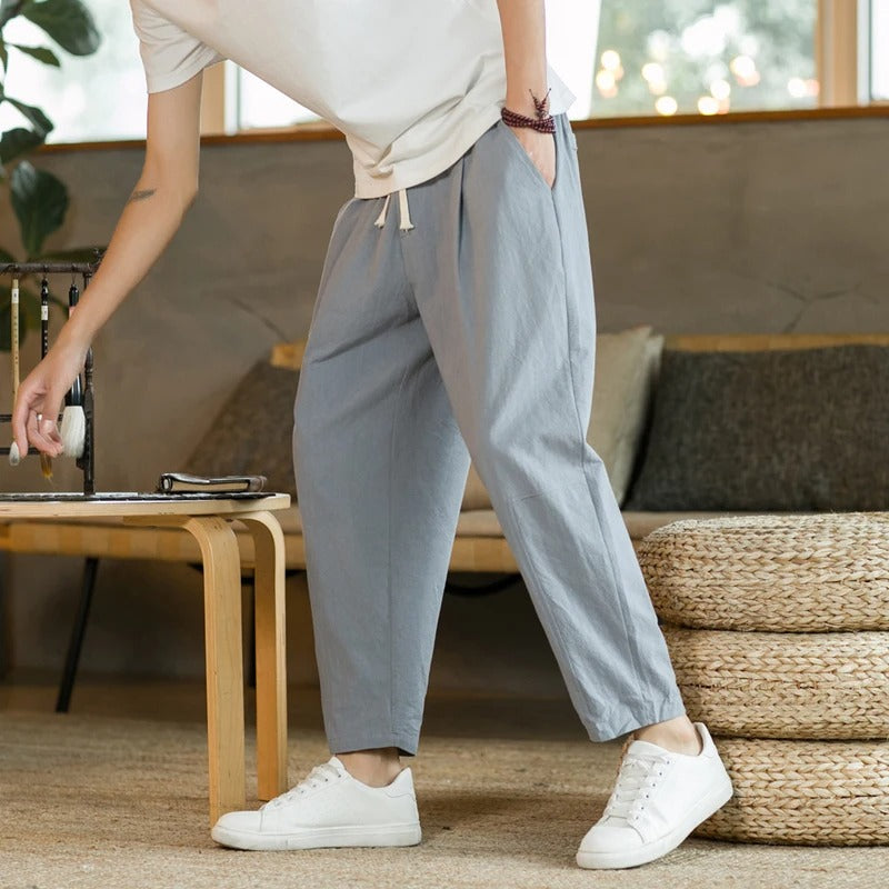 Anton | Linen Summer Trousers